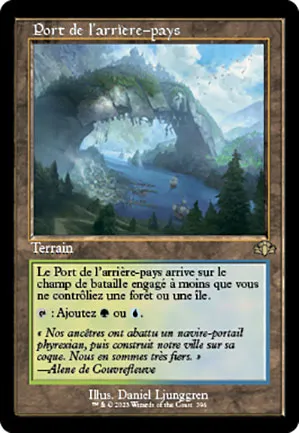 Port de l'arrière pays