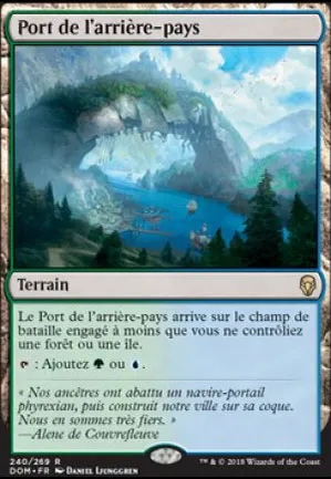 Port de l'arrière pays