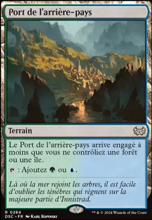 Port de l'arrière pays