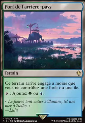 Port de l'arrière pays