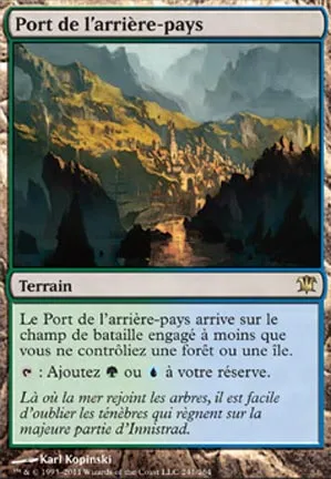 Port de l'arrière pays