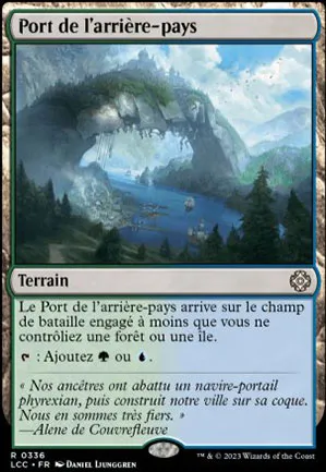 Port de l'arrière pays