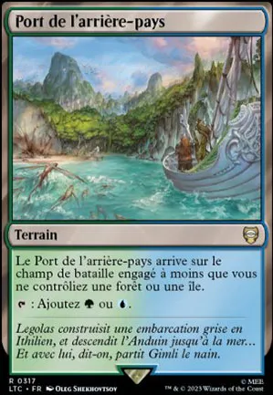 Port de l'arrière pays