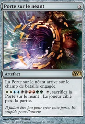 Porte sur le néant