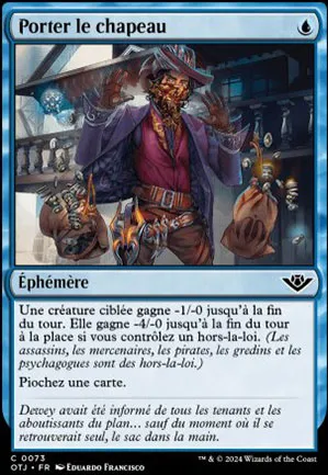 Porter le chapeau