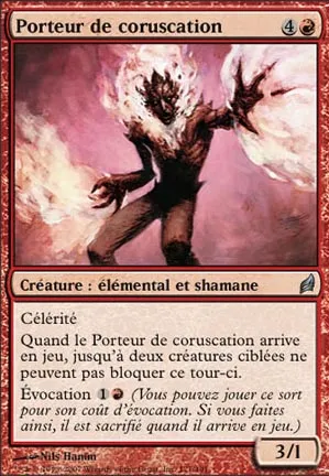Porteur de coruscation