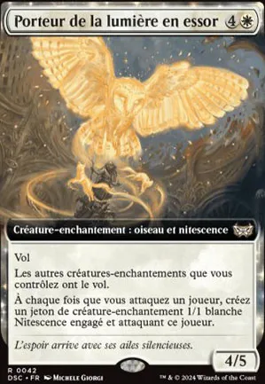 Porteur de la lumière en essor