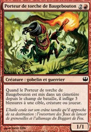 Porteur de torche de Baugebouton