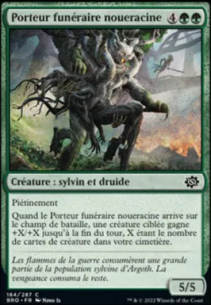 Porteur funéraire noueracine