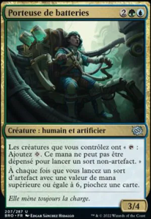 Porteuse de batteries