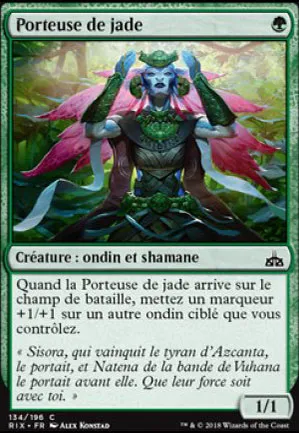 Porteuse de jade
