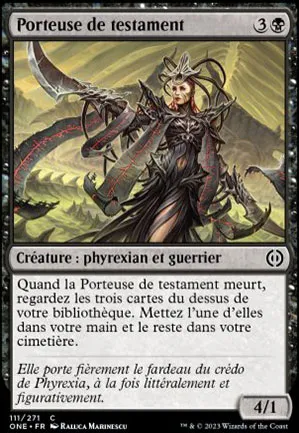 Porteuse de testament