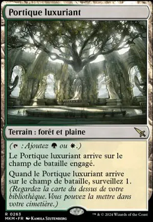 Portique luxuriant