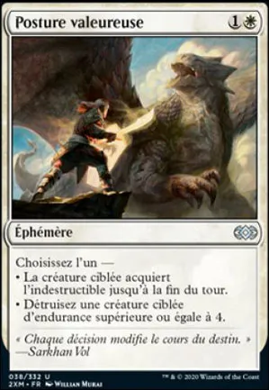 Posture valeureuse