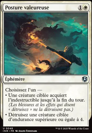Posture valeureuse