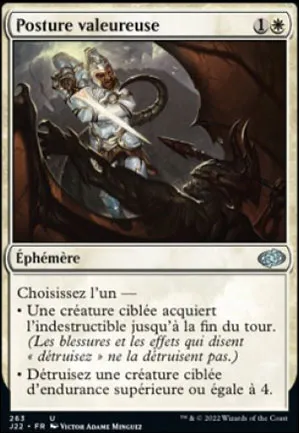 Posture valeureuse