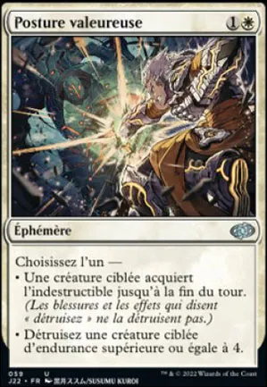 Posture valeureuse
