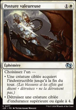 Posture valeureuse
