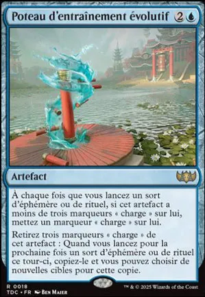 Poteau d'entraînement évolutif