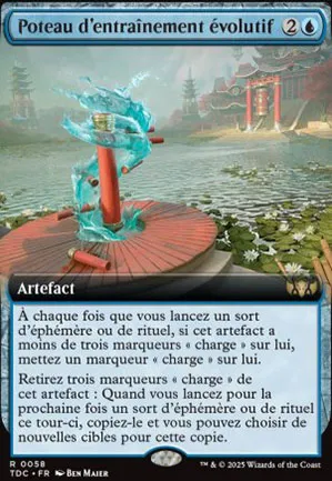 Poteau d'entraînement évolutif