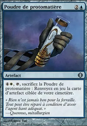 Poudre de protomatière