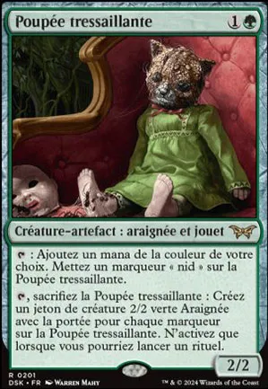 Poupée tressaillante