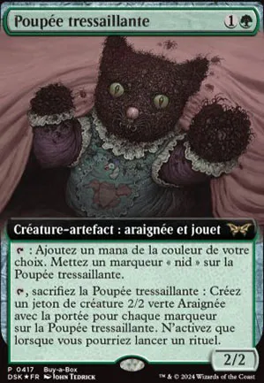 Poupée tressaillante