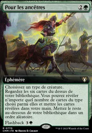 Pour les ancêtres