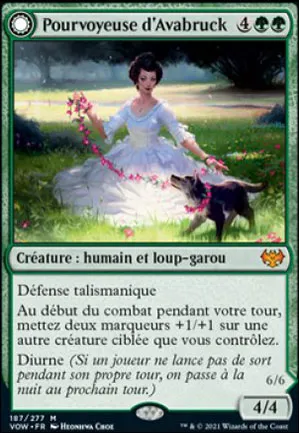 Pourvoyeuse d'Avabruck // Maîtresse-chasseuse de Cerclecreux