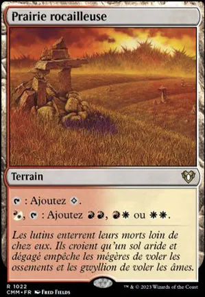 Prairie rocailleuse