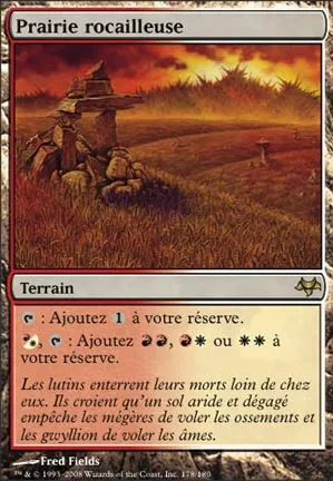 Prairie rocailleuse