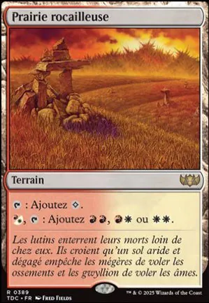 Prairie rocailleuse