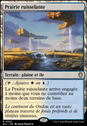 Prairie ruisselante