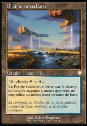 Prairie ruisselante