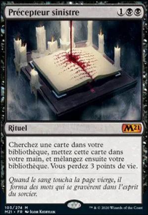 Précepteur sinistre