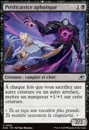 Prédicatrice aphotique