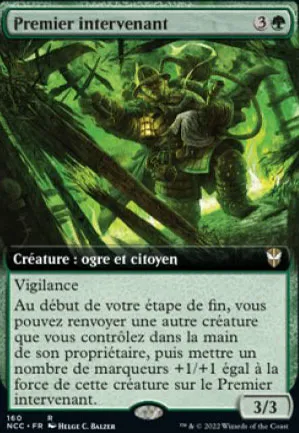 Premier intervenant