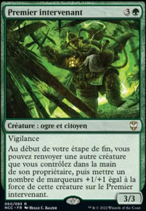 Premier intervenant