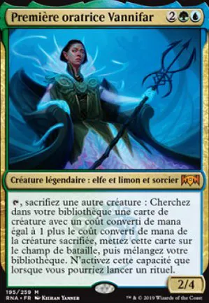 Première oratrice Vannifar