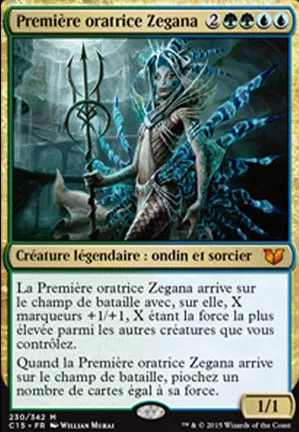 Première oratrice Zegana