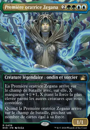 Première oratrice Zegana