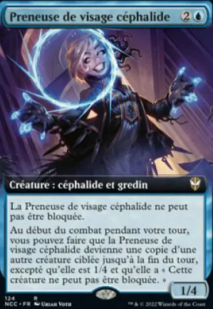 Preneuse de visage céphalide