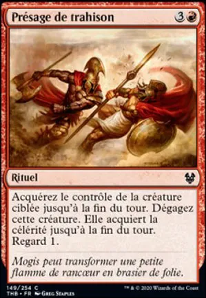 Présage de trahison