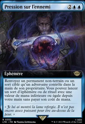 Pression sur l'ennemi