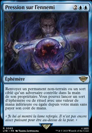 Pression sur l'ennemi
