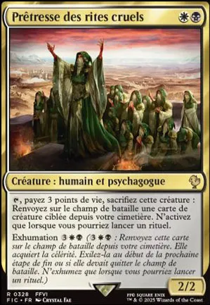 Prêtresse des rites cruels