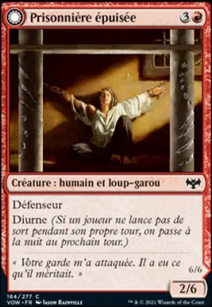 Prisonnière épuisée // Évadée furieuse