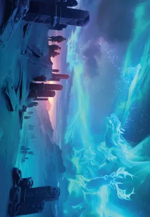 Procession aurorale - Illustration