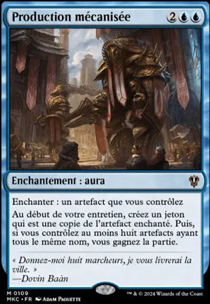 Production mécanisée