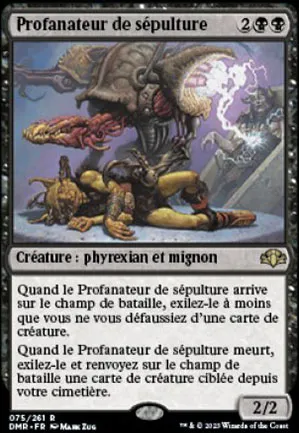 Profanateur de Sépulture
